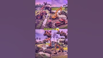 Exploring abandoned tractor and excavator  shocking discovery😱 #trending #bulldozerofficial #viral