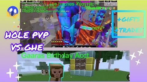 Trades + Gifts + HOLE PvP vs GHE | Planet Of Cubes