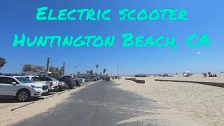 Electric Scooter Ride - Huntington Beach