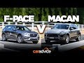 Jaguar F-Pace 25t R-Sport v Porsche Macan (4cyl) comparison