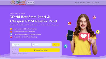 SFG 2023 Perfect Panel SMM Script With Modern Theme Nulled Complete Video In Tamil | Best SMM Panel