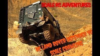 rc scale land rover defender 90 wildbrit model 4x4 1/10 rc4wd