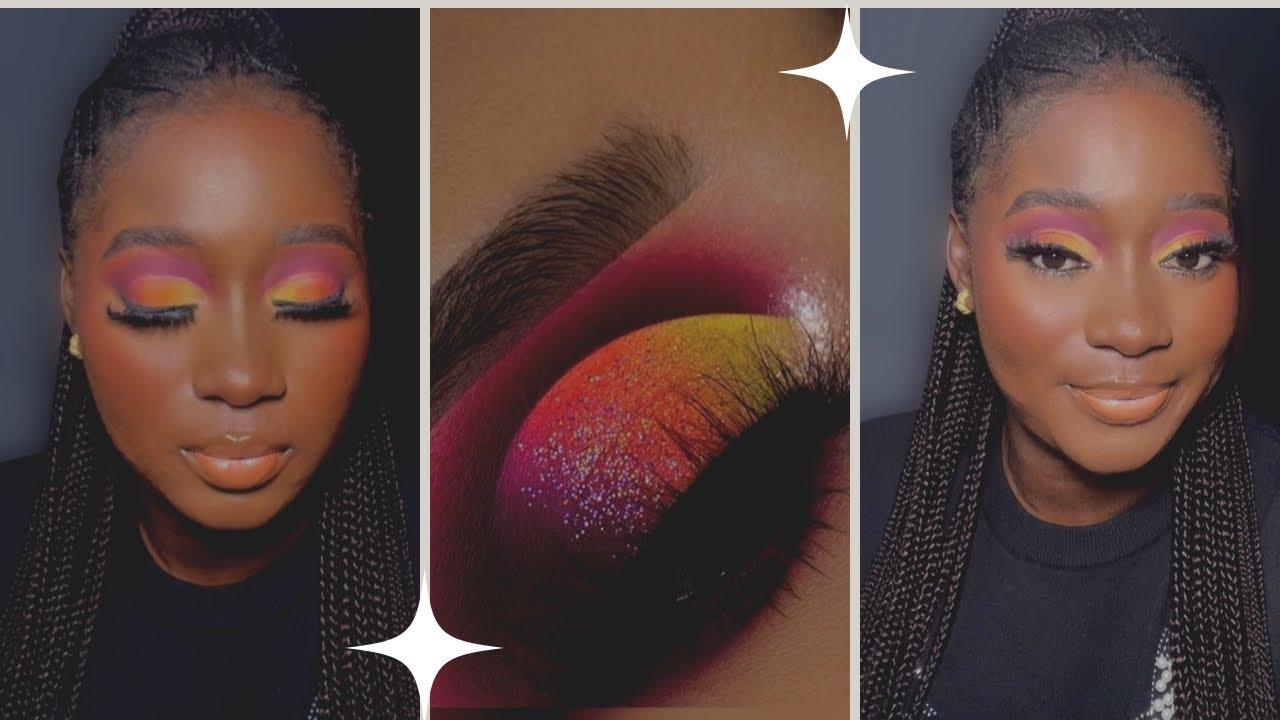 BEGINNER FRIENDLY CUT CREASE TUTORIAL/easy multicolor EYESHADOW 🎨 - YouTube