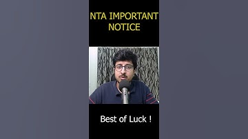 Important Information for JEE MAIN 2021 16-MARCH ATTEMPT | NTA Notice | #Shorts