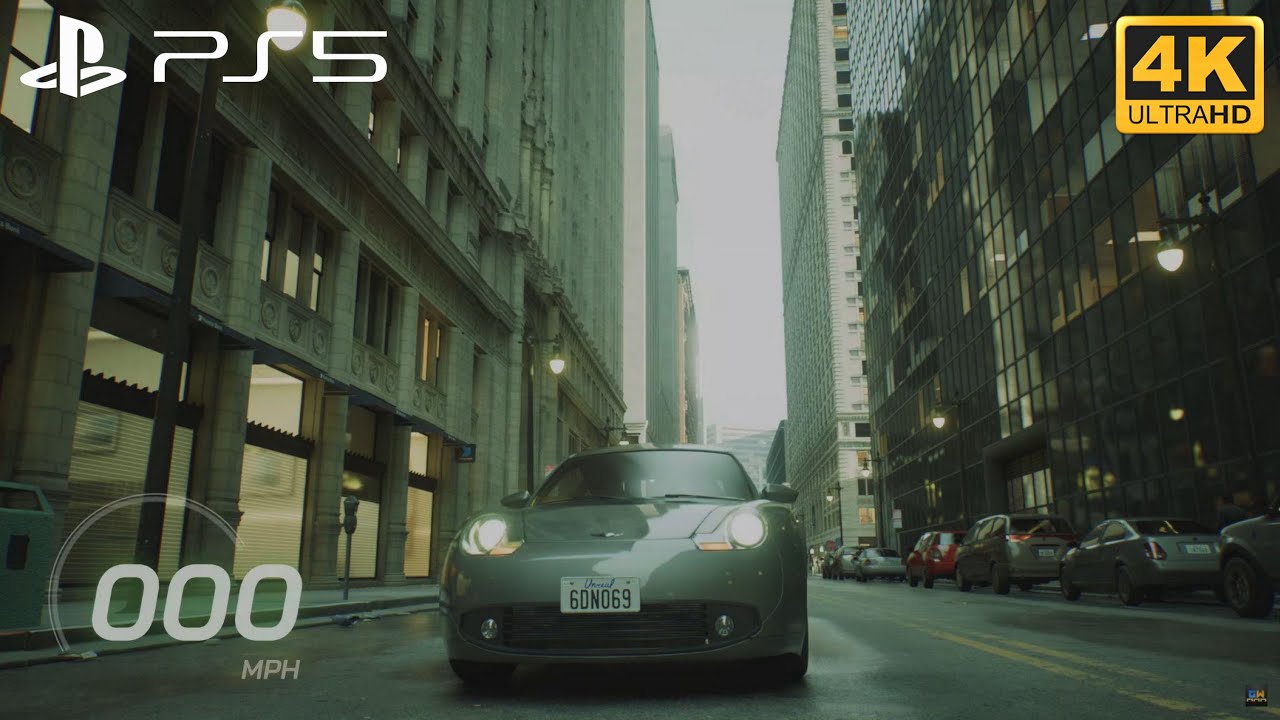 Driving sports car in the REALISTIC city of The Matrix Awakens | PS5 4K ...