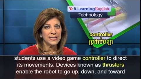 Robot Finds Unexploded Underwater Mines