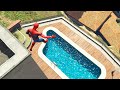 GTA 5 Water Ragdolls | SPIDERMAN Jumps/Fails Ep.103 (Euphoria physics | Funny Moments)