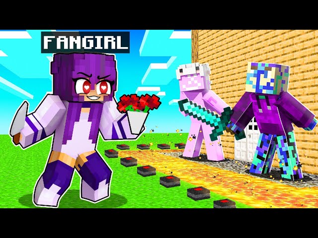 CRAZY FAN GIRL vs The Most Secure Minecraft House! class=
