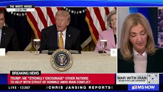 Exasperated Chris Jansing on MS NOW cuts off Trump and fact-checks him