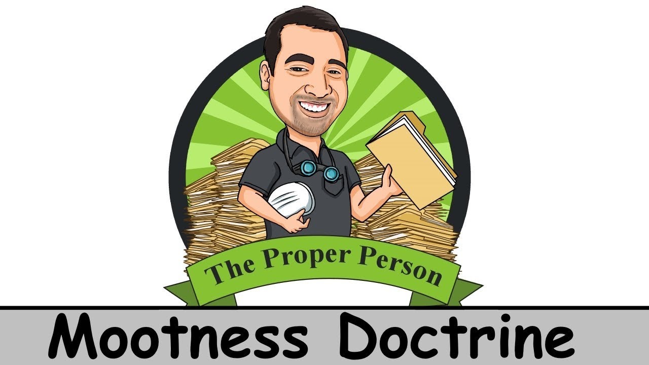 Legal Nuts And Bolts Mootness Doctrine YouTube