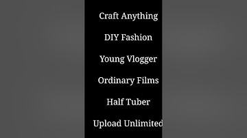 Names ideas 💡 for vlogs channels