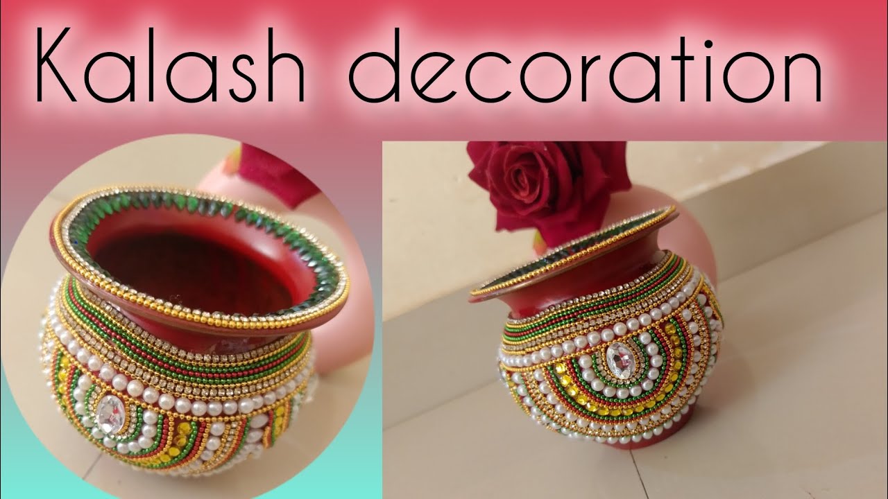 Kalash decoration for pooja, wedding and festival// DIY kalash decoration// 