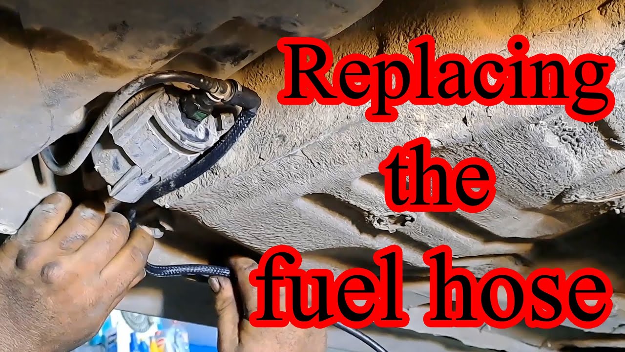How to replace the fuel line hose - YouTube