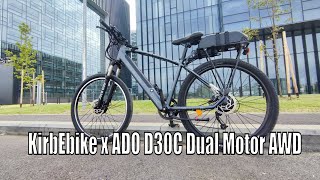 ADO D30C / DECE 300 Dual Motor AWD eBike Powered by KirbEbike KIT