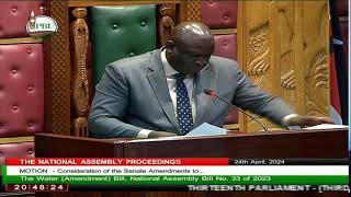 NATIONAL ASSEMBLY PROCEEDINGS, WEDNESDAY 24TH APRIL, 2024, AFTERNOON SESSION