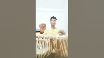 Jhaptaal 10 maatra Ekgun, Dugun, Tigun, Chougun on tabla #tablashorts #tablaplayer #girishvishwa