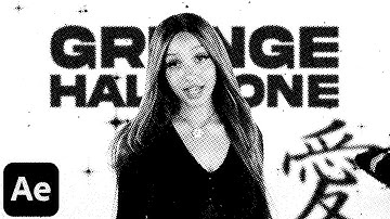 How To Make A Grunge Halftone Effect In After Effects