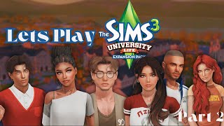 Let’s Play: The Sims 3 University Life! A Brand New Henry Hall  Part 2