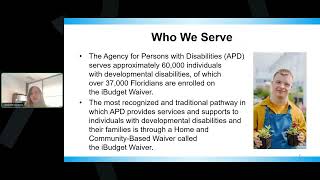 iBudget Waiver Enrollment Offer Virtual Meeting