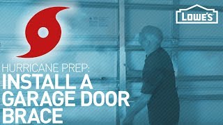 Installing a Garage Door Brace | HURRICANE PREP
