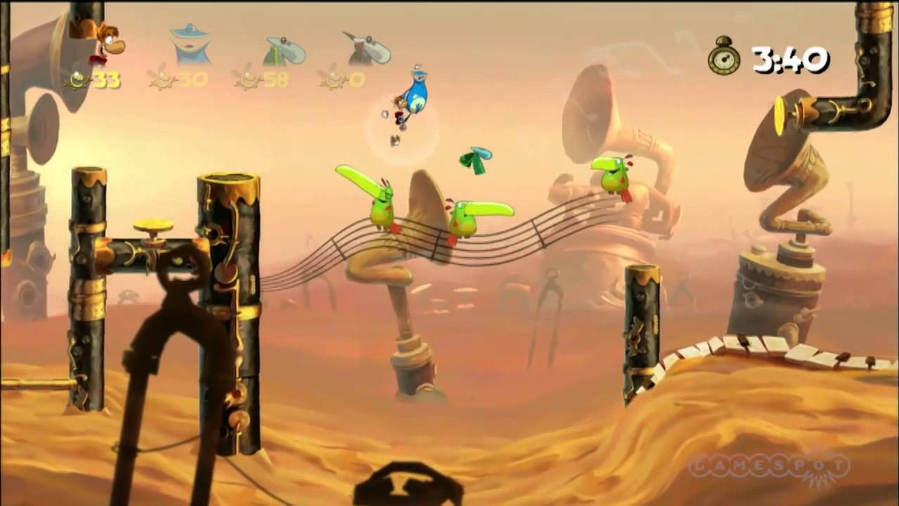 Outta My Way - Rayman Origins Gameplay Video (Xbox 360) 