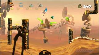4 Player Gameplay Demo - Rayman Origins Xbox 360