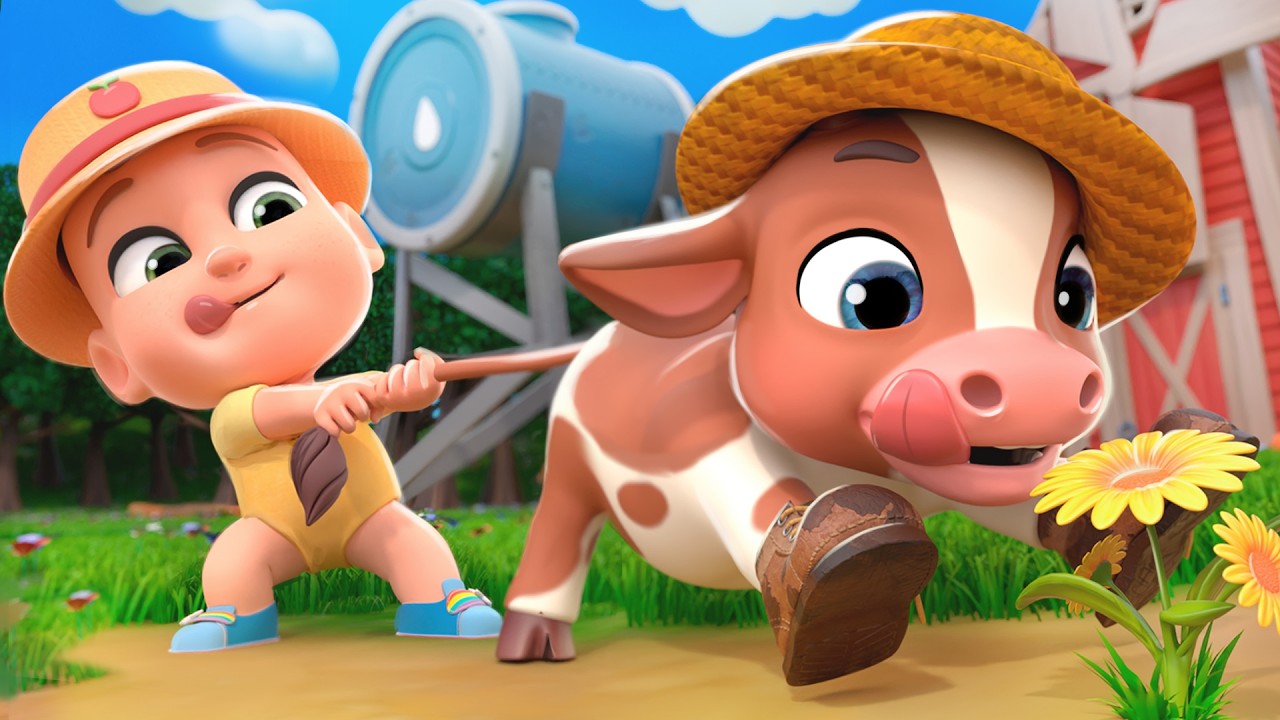 Moo Moo! 🐮 Meet The Cow Named Lola + More Nursery Rhymes by Lalafun