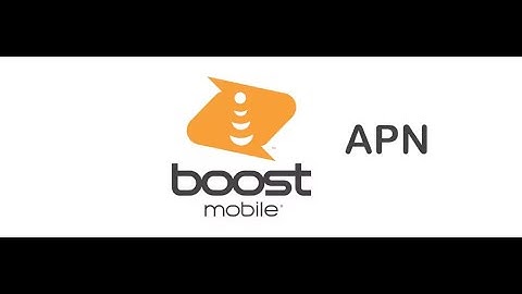 Boost Mobile APN Internet Settings