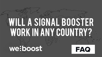 Will Signal Boosters Work Outside Of The U.S. | weBoost