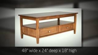 Warm Shaker Coffee Table Warm Shaker Coffee Table.