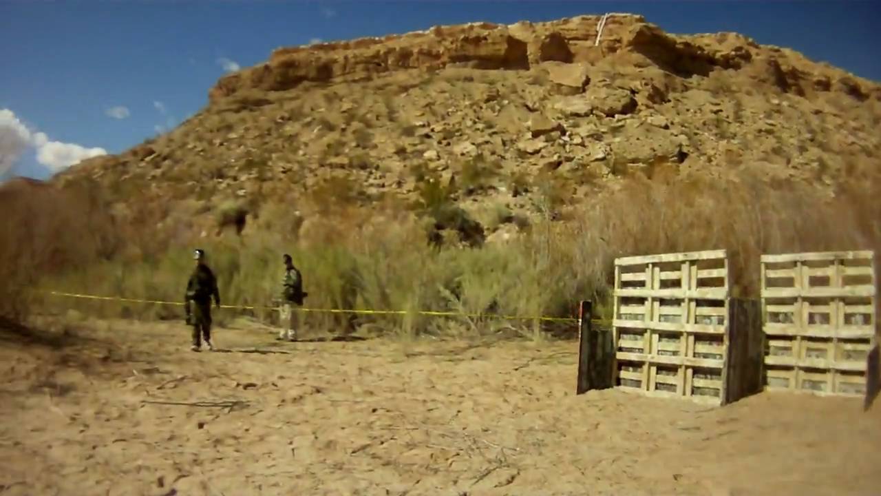 Paintball field A Pirates Paradise Paintball Field, Mesquite Nevada.MOV