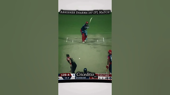Young Abhishek Sharma❤️‍🔥🥵#criceditzz #cricket #youtubeshorts #shortvideo