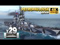 Cruiser Petropavlovsk with huge 29 citadel hits - World of Warships