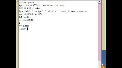 Haiku OS - Programming!!!
