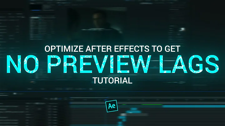 how to make after effects RUN SMOOTHER - say goodbye to lags! (updated for 2025)