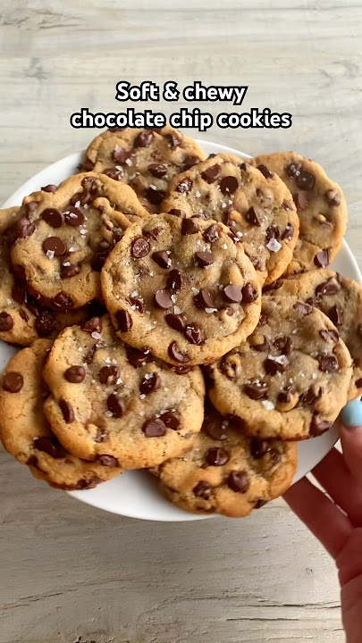 The best soft & chewy cookies in the air fryer #shorts #easyrecipe