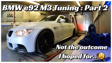BMW e92 M3 tuning : Part 2! - 8,600RPM goodness but not the final power figure I had in mind..
