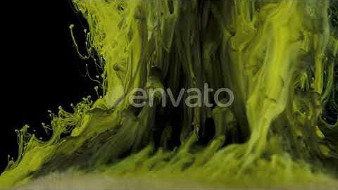 Colorful Ink Paint in the Water, Ink Swirling Flow Up Underwater | Stock Footage - Envato elements