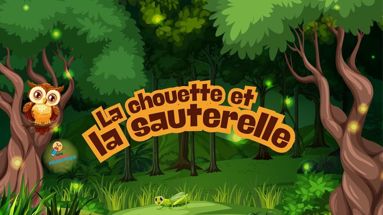 La chouette et la sauterelle | Ésope | Histoire audio pour enfants | Short French story