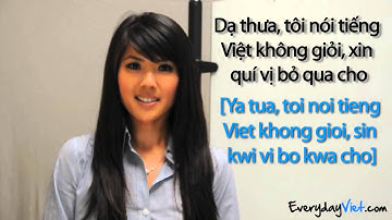 [GIASUDANGMINH.COM] Lesson 10 : How To Say You Do Not Speak Vietnamese