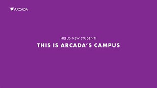 Hello new student: This is Arcada's campus!