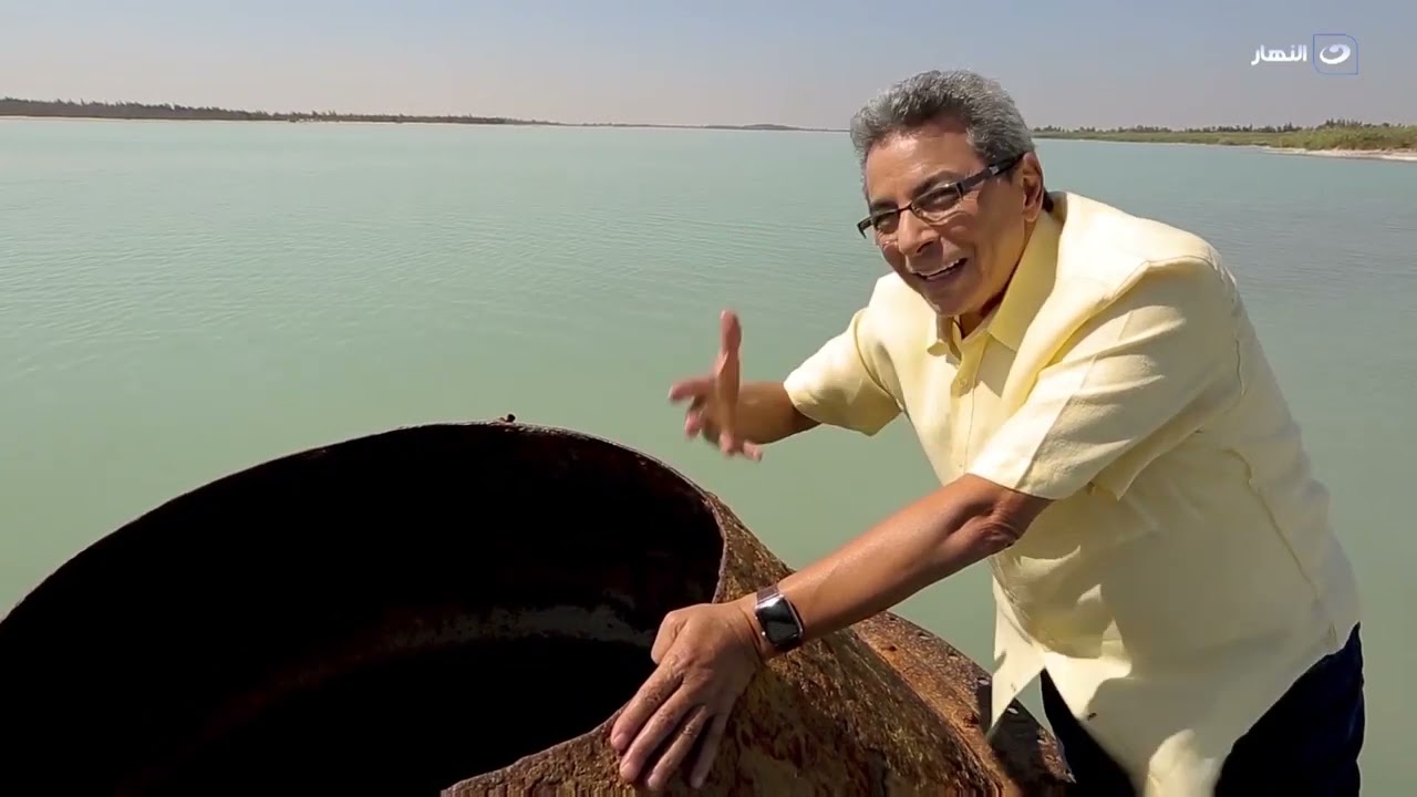 من داخل بحيرة وادي النطرون معجزة السيد المسيح بانفجار الماء العذب من داخل البحيرة !