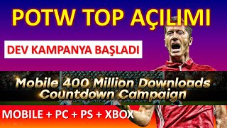 TOP AÇILIMI & DEV KAMPANYA BAŞLADI (Pes 2021 Mobile PC PS XBOX 400 Milyon Gol Hediyeleri)