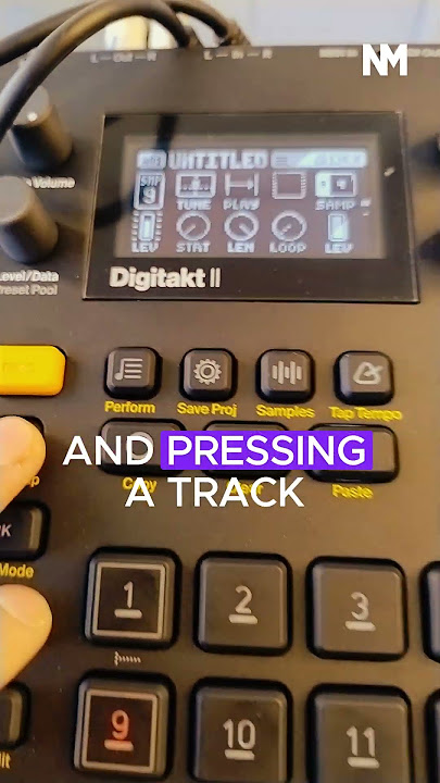 DIGITAKT 2 KEYBORAD TRACK COMBINATION #digitakt2 #synth #elektron #synthesizer #digitakt #digitaktii