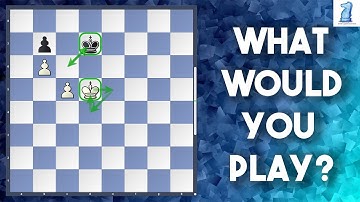 What Move Would You Play? | Chess Endgame Improvement| Triangulation