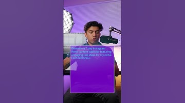 Create a CONTENT CALENDER with AI