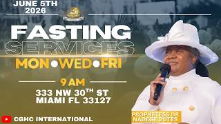6.5.26 | Vendredi Journée de Jeûne | EGLISE DE DIEU SAINTETÉ EN CHRIST | CGHC INTERNATIONAL| Fast