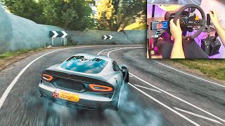 Forza Horizon 4 - NOWA trasa driftowa! Sprawdź ją i Ty! / Fanatec v2.5 H-shifter screenshot 5