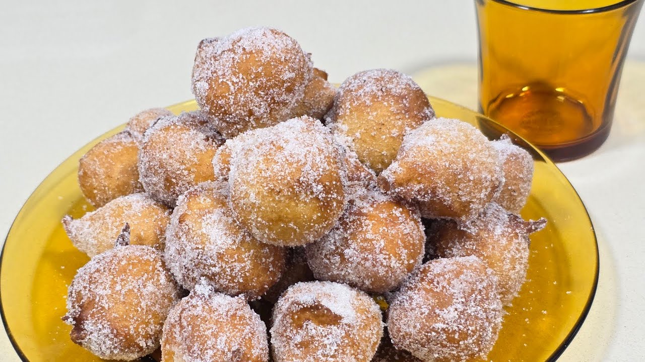 🏘 BUÑUELOS DE PUEBLO 🥰  DE LOS 3 VASOS 🫗  // BEATRIZ COCINA 