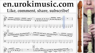 How to Play Recorder B. Pink - Just Give Me A Reason Part#1 Melody School Learn Class Course